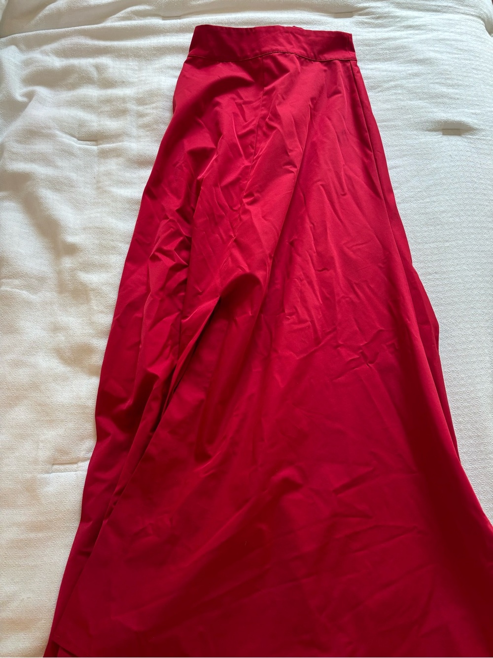 Abbey Glass Bold Red Maxi Skirt